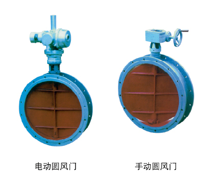 電、手動圓風門